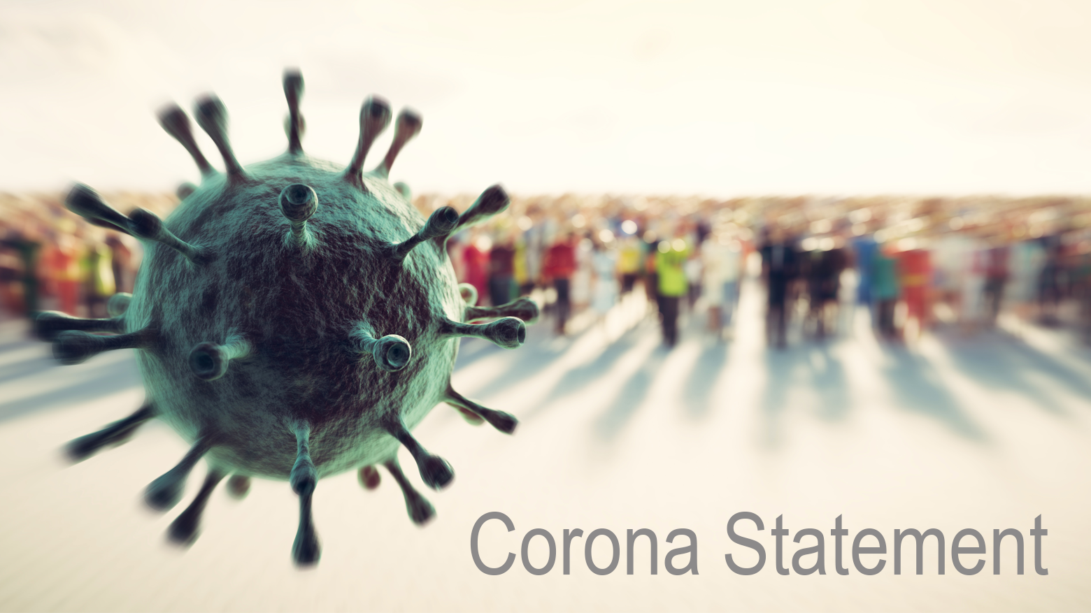 Statement zum Coronavirus